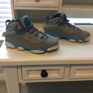 Air Jordan 6 ring powder blue